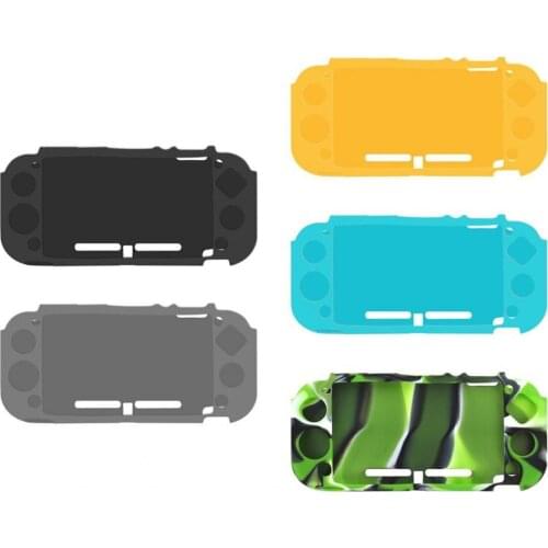 Soft Silicone Case Protective Cover for Nintendo Switch Lite Game Console Game Controller Back Shell Protective Accessories