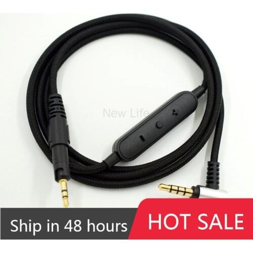 New Replacement Audio Cable With Mic For M50X M40X Headphones