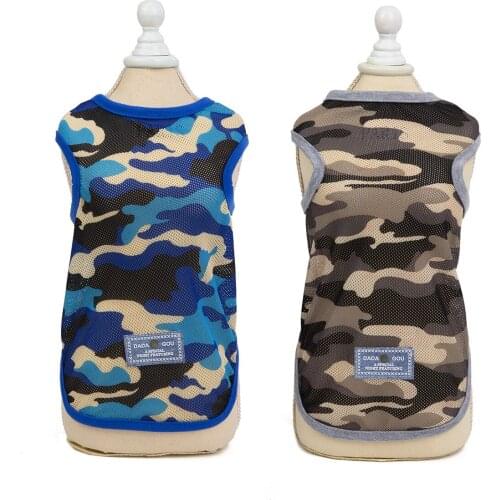 Dog Clothes For Small Dogs Summer Pet Clothes Sport Vests T Shirt Cotton French Bulldog Chihuahua