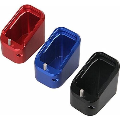 Tactical Magazines Base Pad Kit G17 Aluminum Alloy Base Extender Tactical Mag Extension Base Pad Clock Hunting tool