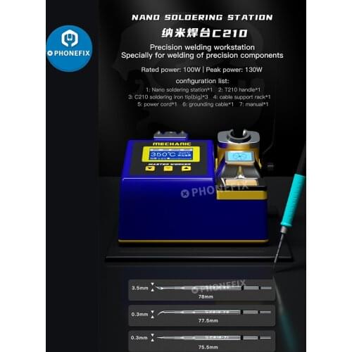 Mechanic MA-SD01 Precision Soldering Station with T245/T210/T115 Handle Micro-component Precision/High Power Welding Repair