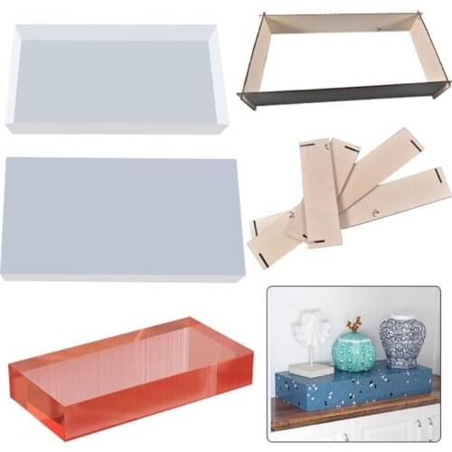 River Table Silicone Mold Keychain Resin Epoxy Craft Polymer Clay Craft DIY Ornament Jewelry Making Tools