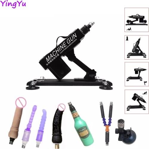 Sex Machine Automatic With Dildo Attachments Female Masturbation Pumping Gun Sex Product Toy For Women Vibrator Machine