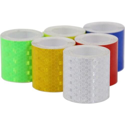5cm*3m Reflective Tape Safety Warning is used for Auto parts at Night and Outdoors to Protect Themselves Car