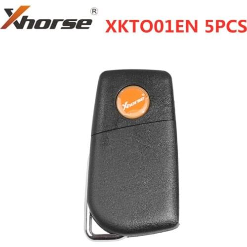 XHORSE XKTO01EN Universal Remote Key for Toyota 2 Buttons for VVDI Key Tool, VVDI2 (English Version) 5PCS