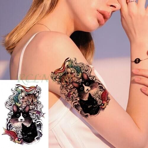 Waterproof Temporary Tattoo Sticker combination animal peacock eyes Fake Tatoo Flash body art Tatto for Girl Women Men kid