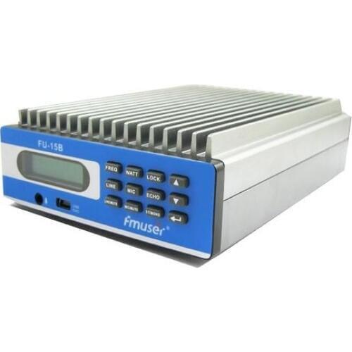 0W-15W PREMIUM SDA-15B CZE-15B FU-15B Professional PC Control FM Transmitter free shipping cover 2KM-4KM