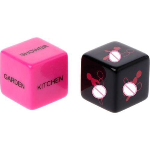 1 Pair Sex Dice Position Fun Adult Erotic Love Sexy Posture Couple Lovers Humour Game Toy Novelty Party Gift