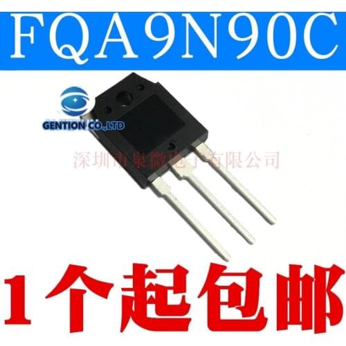 10PCS MOS field effect tube FQA9N90C 9 n90 9 a 900 v into the TO-3 p in stock 100% new and original