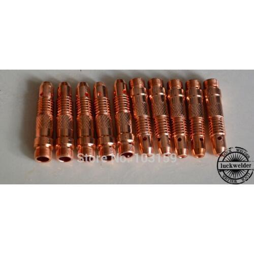 10pcs 5/64" 2.0mm Collet Body Connector Tungsten Holder Fit WP17 18 26 TIG Welding Torch Series