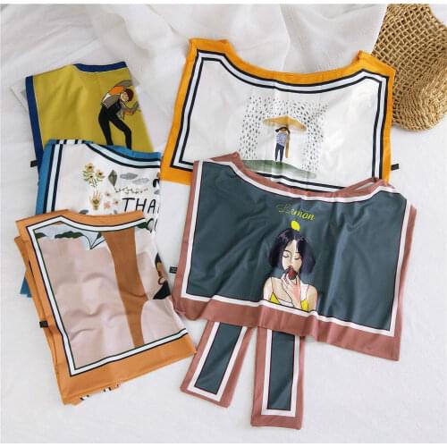 2021 Ice Silk Sunscreen Fake Collars for Women Thin Summer False Collar Scarf Girls Detachable Collars Scarves Cape Decor