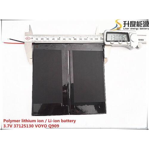 3.7V 12000mAh 37125130 Lithium Polymer Li-Po li ion Rechargeable Battery cells For Mp3 MP4 MP5 GPS