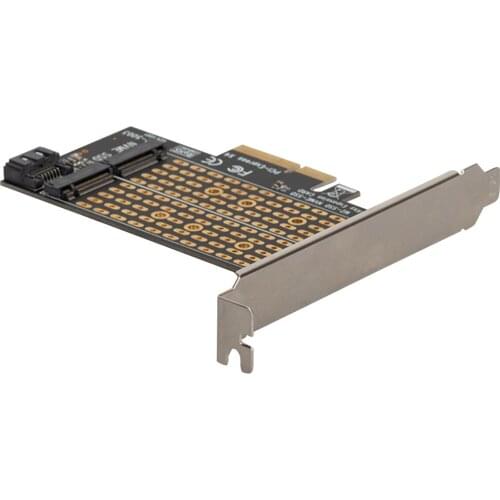 PCIE to M2 Adapter NVMe M.2 PCI Express 3.0 X4 Adapter 32Gbps PCI-E Card x4 B Key M Key M2 SSD Computer Expansion Add On Cards