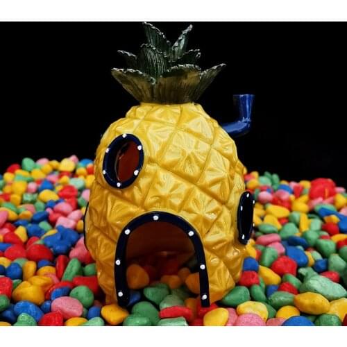 Aquarium landscape Decoration Fish Hide House Cartoon Figures House Aquarium Plant Fish Tank Ocean Landscape Ornaments