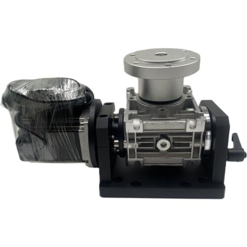HY-E300 360-degree Electric Rotary Table, Marking Machine Engraving Machine Rotary Table, Reduction Ratio: 1:10 Motor