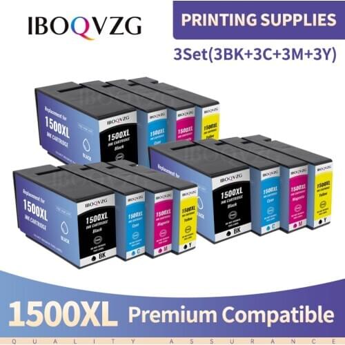 IBOQVZG Compatible Ink Cartridge PGI1500 PGI-1500 PGI-1500XL for Canon MAXIFY MB2050 MB2354 MB2355 MB2356 MB2357 MB2150 MB2750