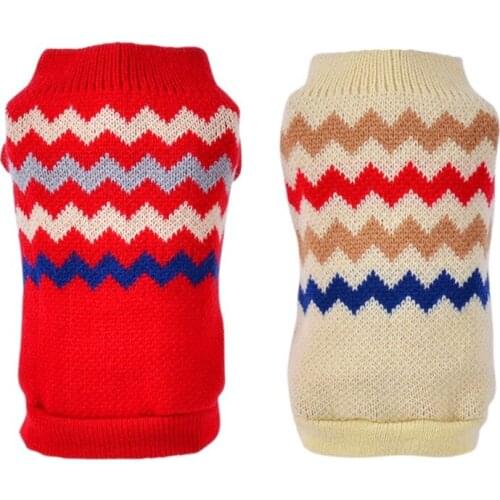 Classic Dog Sweater Winter Warm Pet Dog Cat Clothes Pet Coats Dog Apparel Turtleneck Knitwear Cat Pet Clothing Sweatshirt