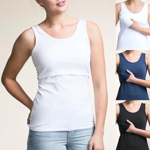 2021 Summer Maternity Tops Women Sleeveless T-shirts Maternity Solid Tank Tops O-Neck Pregnancy T Shirt for Pregnant Women D30