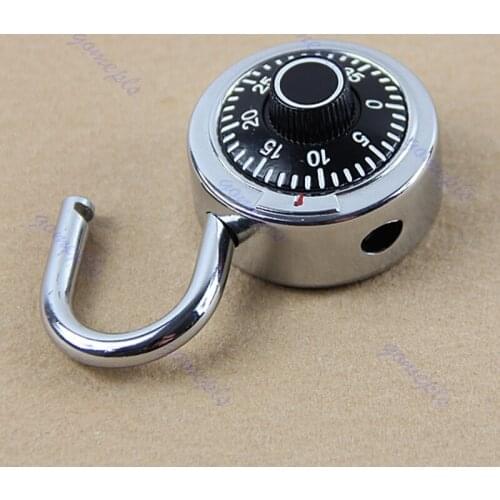 YYSD Hot Sell Hardened Steel Shackle Dial Combination Luggage Locker Lock Padlock