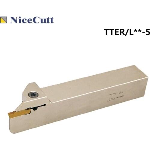 Nicecutt TTER /L Series Grooving Tool Lathe Holder CNC Machine For Grooving Insert TDC Carbide Blade
