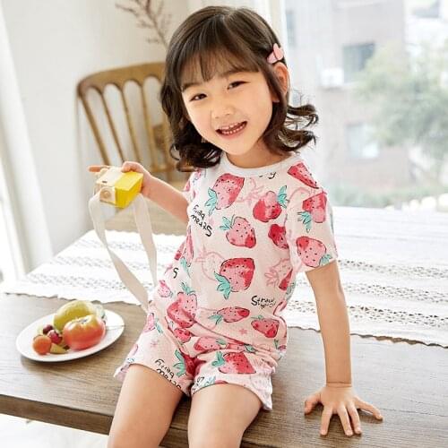 Girls Clothes 2020 Kids Boys Sleepwear Pajamas Sets Nightwear Baby Boys Clothes Cartoon Pajama Set Cotton Children Pyjamas Suit