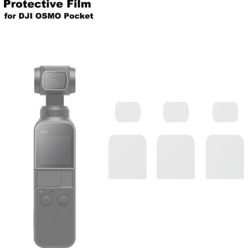 OSMO Pocket DJI Handheld Gimbal Protective Film Camera Lens Film Tempered Glass Screen Protector for DJI OSMO Pocket Accessories