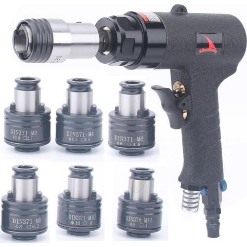 YOUSAILING M3-M12 Pistol Type Tapping Machines Pneumatic Drill Tapper With DIN Or JIS Clutch Overload Protect Chuck