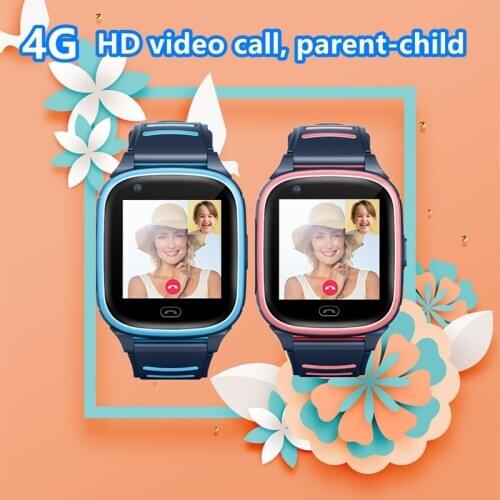 Kids Smart Watch 4G+GPS+ WIFI+LBS Tracker Phone Watch Waterproof SOS Video Call For Children Anti Lost Monitor Baby Watch