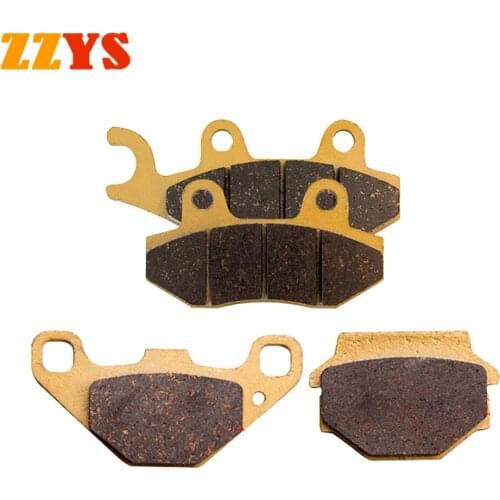 Low Dust Motorcycle Front and Rear Brake Pads Set For APACHE 170 Cheetah 2003-2005 RLX 250 RLX250 RLX250S Mk1 Rear disc model