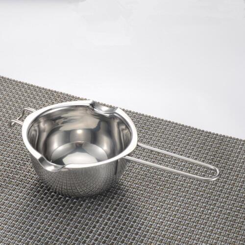 1PC Stainless Steel Double Boiler Universal Insert Fondant Caramel Chocolate Melt Bowl Butter Pot Cheese Pan Heating Baki PH 015