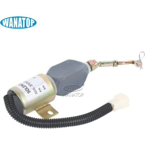 37V78-56010 Stop Solenoid DC24V Fuel Shutdown Solenoid Cut Off Solenoid for Yuchai Engine Aftermarket Parts LH-B006