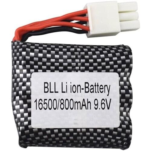 BLLRC 9.6V 800mah 16500 Lipo Battery for S911 S912 9115 9116 9120 High Speed Off-road Remote Control Car Accessory Battery Parts