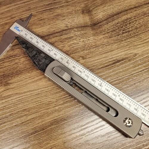 Quick-change CK2 Paper Cutting Utility Knife Titanium Alloy Tail Zirconium Beads