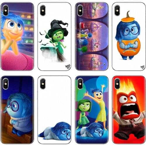 For Samsung Galaxy J1 J2 J3 J4 J5 J6 J7 J8 Plus 2018 Prime 2015 2016 2017 Joy and Sadness Inside Out Silicone Phone Covers