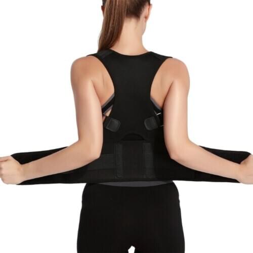 Children Adult Posture Corrector Corset Lumbar Support Straight Corrector Women Adjustable Back Brace Back Belt