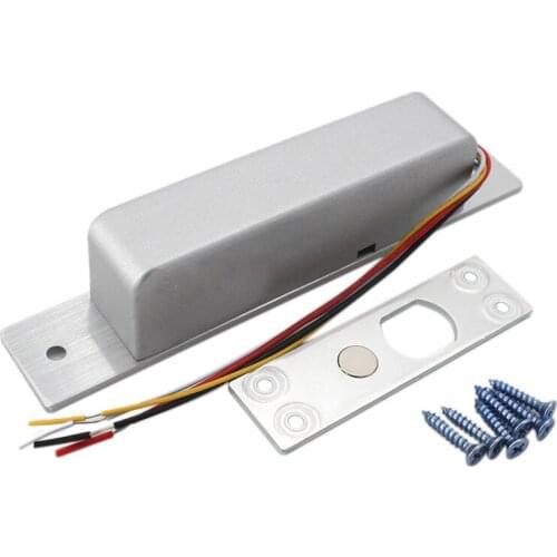 Electric Drop Bolt Mortise Door Lock Fail Safe Fail Secure with Feedback for Wooden/Glass/Security/Office Door Lock System NC/NO