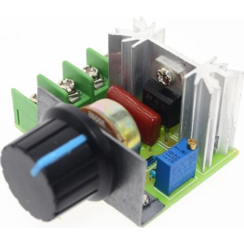 SUQ High Quality 2000W AC 220V SCR Electronic Voltage Regulator Module Speed Control Controller Worldwide Top Sale