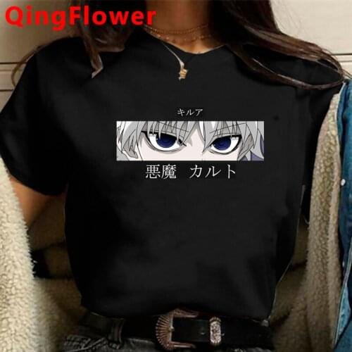 Hunter X Hunter Kurapika Devil Eye T Shirt Killua Cute Anime T-shirt Funny Hisoka Cartoon Tshirt Graphic Manga Top Tees