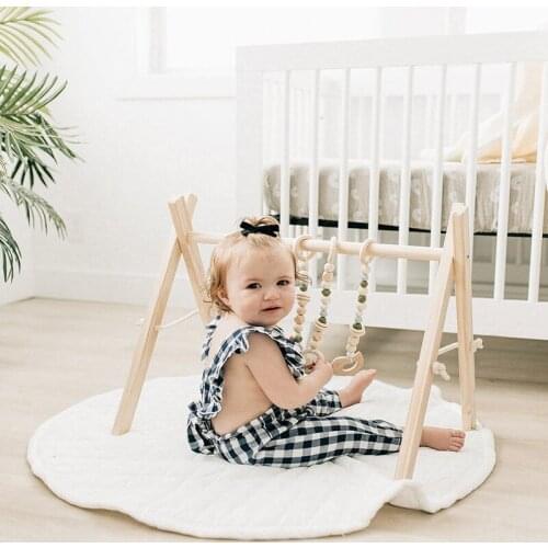 INS New Cotton Creative Plaid Baby Crawling Mat Childrens Room Decoration Game Mat Carpet Mat