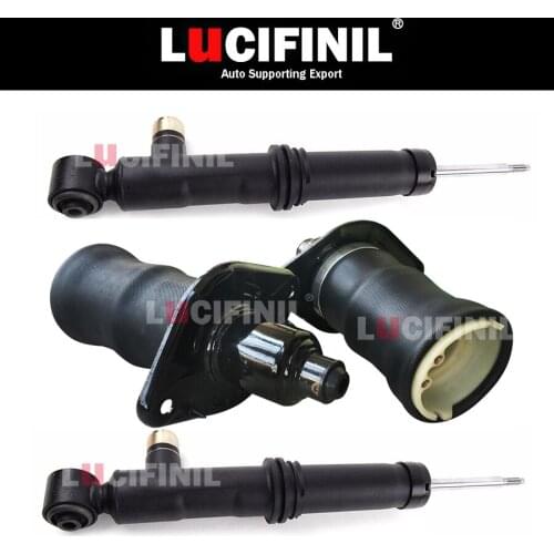 LuCIFINIL 4PCS New Rear Air Spring Suspension Air Ride Shock Absorber Damper Fit Audi A6 C5 4Z7616051A 4Z7616052A