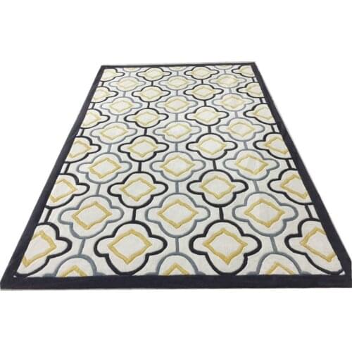 Nordic 100% Acrylic Carpets For Living Room Home Geometric Area Rug For Bedroom Carpet Carpet Mat Sitting Room Study Thick Floor