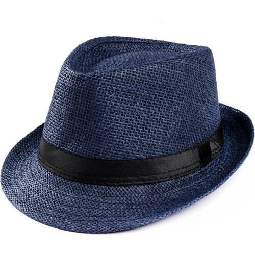 Women Man Bucket Hat Panama Summer Straw Hats Sun Protection Windproof Wide Brim Cap Gangster Chapeau Femme Ete Drop shipping c