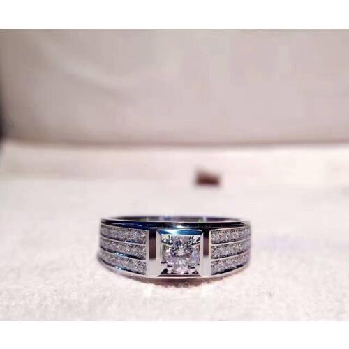 Hot Sale 925 Sterling Silver Sparkling Stackable Ring Micro Pave CZ for Women Valentines Day Gift Jewelry