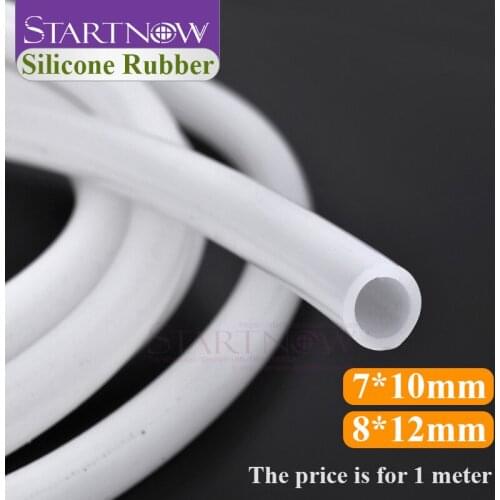 Silicone Tube 7mm x 10mm Water Pipe Flexible Hose For Water Sensor & Water Pump & Water Chiller For CO2 Laser Cutting Machine