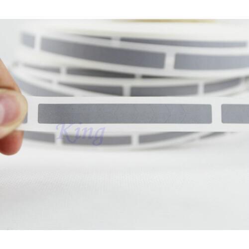 Scratch Off Sticker 10*55mm Scratch Off Using A Coin Silver Color Blank Code Cover Password Sticker Scratch Card Sticker