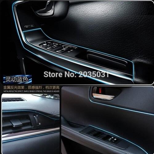 Universal Car Interior Decoration Strip Moulding Trim For lada kalina bmw f10 solaris 2018 launch x431 bmw f30 focus 3 qashqai