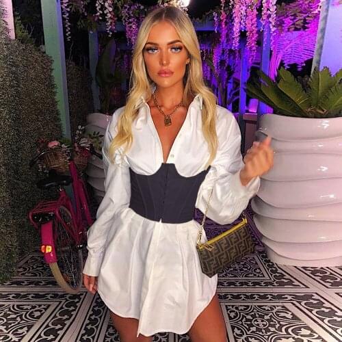 Women Ultra Super Wide Belt Elastic Corset Belt Fashion Wide Waist Belt Ladies Clothing Accesoories Female Decorations White