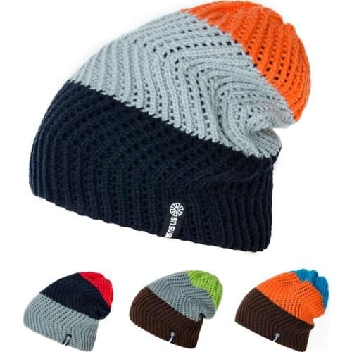 Winter Knitted Beanie Women Hats for Men Caps Skiing Hat Warm Skullies Beanies Cap Snow Casual Bonnet Hat Ski Cap
