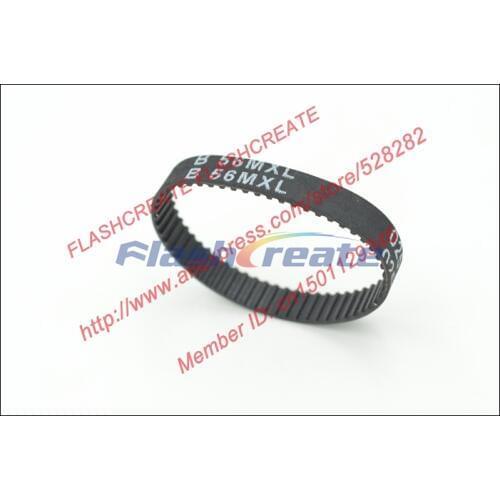10pcs B56 MXL Timing Belt Teeth 56 Width 6.35mm Length 113.79mm MXL Rubber Closed-Loop Synchronous Belt B56-MXL