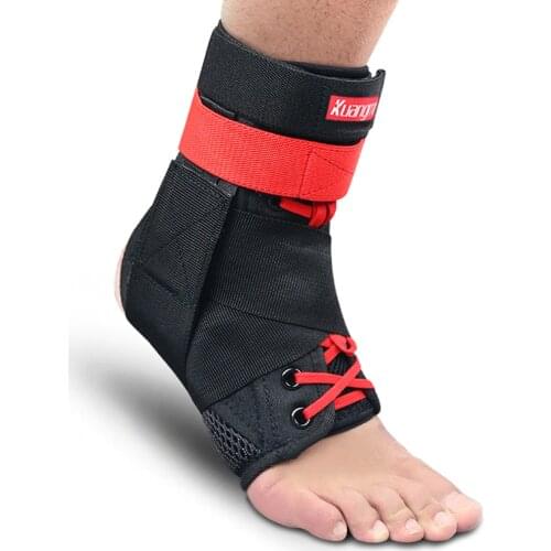 2 PC Ankle Support Brace Guard Sports Running Compression Ankle Sleeve Adjustable Ankle Straps Sprained Ankle Protector